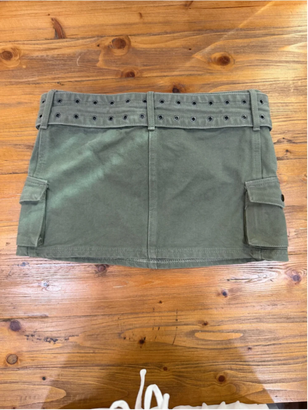 Princess Polly Iconic Cargo Mini Skirt Khaki Size 6